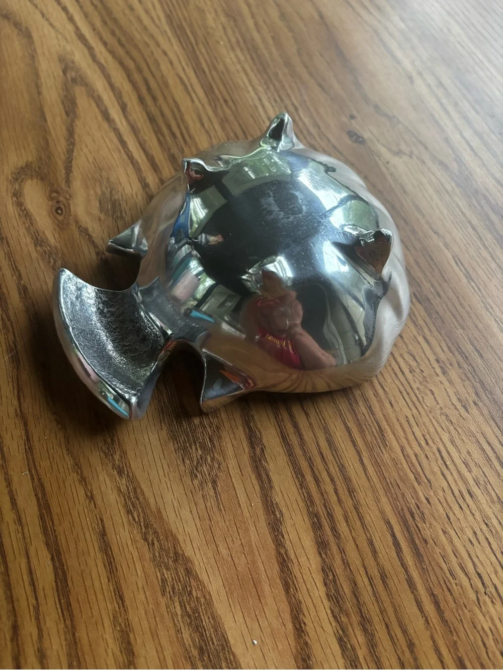 Cast aluminum trinket dish- 5x6 NWOB
